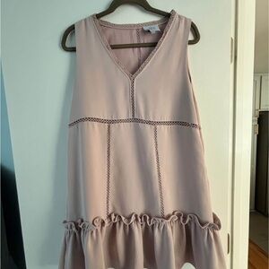 J.O.A. Pale Pink Shift Dress